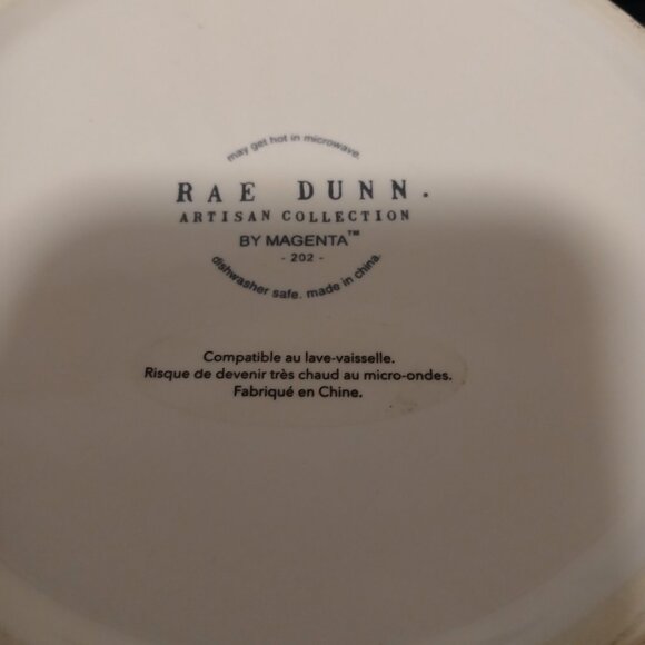 Rae Dunn "Bark" Dog Bowl - Picture 3 of 4